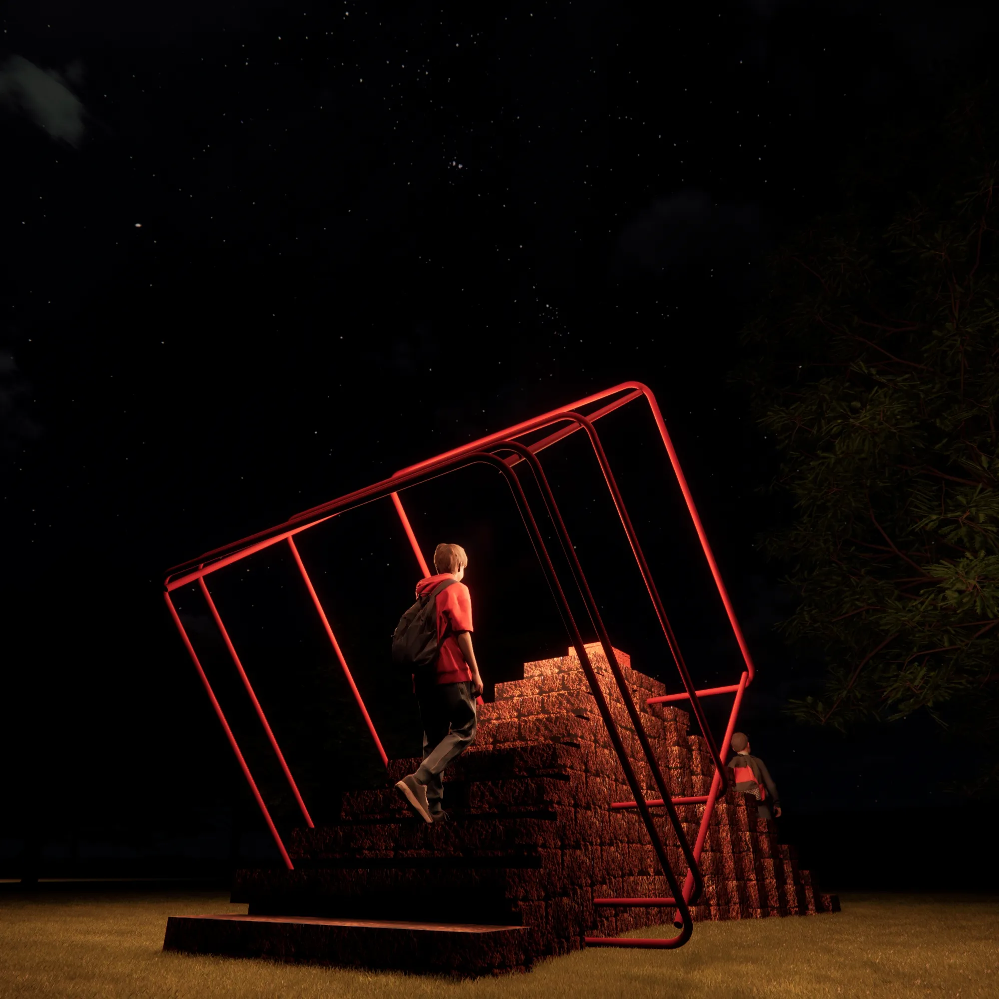 The Red Cube — 3